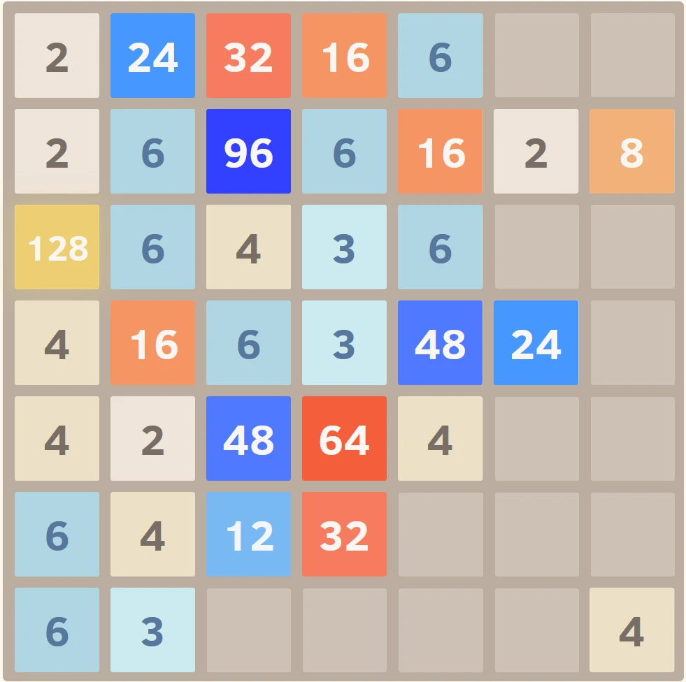 Play 2048 Multitask free online